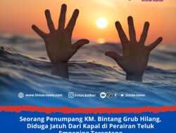 Seorang Penumpang KM. Bintang Grub Hilang, Diduga Jatuh Dari Kapal di Perairan Teluk Empening Terentang