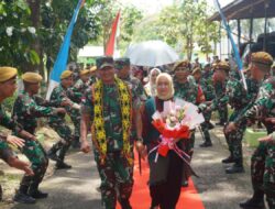 Pangdam Tanjungpura Kunjungi Satgas Pamtas RI-Malaysia Yonarmed 16/TK