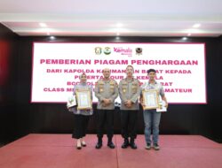 Dua Atlet Sepeda Putra Putri Dapat Penghargaan dari Kapolda kalbar Berkat Juara Tour Of Kemala Banyuwangi 2023
