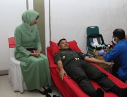 Sambut Hari Jadi ke 78, Corps Keuangan TNI AD Gelar Donor Darah