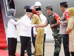 Pangdam XII/Tpr Bersama Forkopimda Sambut Kehadiran Wakil Presiden di Kalimantan Tengah