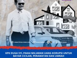 KPK Duga SYL Pakai Miliaran Uang Korupsi untuk Bayar Cicilan, Perawatan dan Umrah
