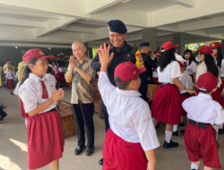 Kegiatan Brimob Go To School Salah Satu Upaya Polri Untuk Menjaga Generasi Penerus Bangsa Dari Penyalahgunaan Narkoba