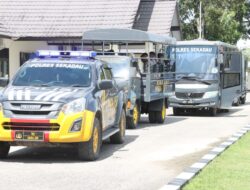 Kirim Puluhan Personel BKO dari Polres Sekadau Amankan Kongres HMI dan Munas Kohati di Pontianak