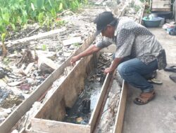 Parah! Proyek Saluran Turap Beton di Gang Sanubari 3 Pontianak Barat Diduga Dikerjakan Asal Jadi dan Tidak Sesuai RAB