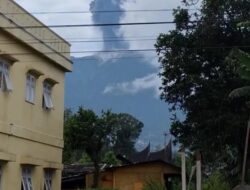 Gunung Marapi di Sumbar Melutus Tinggi Kolom Abu Vulkanik Hingga 3Ribu Meter 