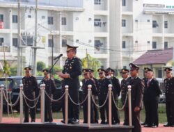 Upacara Hari Kesadaran Nasional Brimob Kalbar Bersama TNI