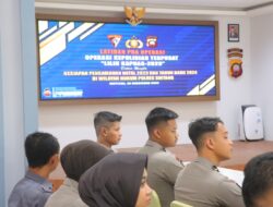 Polres Sintang Gelar Latpraops Lilin Kapuas 2023
