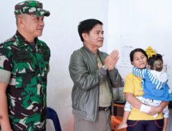 Pascaoperasi Benjolan di Kepala, Pj Gubernur Sumut Jenguk Balita Mesrida Waruwu dari Nias