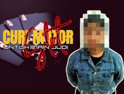 Curi Motor Demi Judi Slot, Seorang IRT Ditangkap Polisi