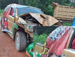 Penampakan Baleho Caleg PDIP di Mobil Kadis Pertanian Ketapang Saat Kecelakaan