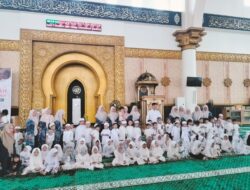 Merajut Silaturahmi Antar Cabang di Masjid Mujahidin dengan Sholat Dhuha Berjamaah Anak KB Berkah Qur’an