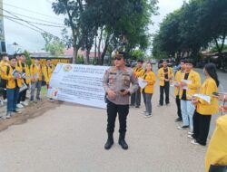 BEM UPB Pontianak Turun Ke Jalan Gelar Deklarasi Pemilu Damai 2024