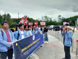 BEM POLNEP Kembali Turun Kejalan Gelar Aksi Deklarasi Pemilu Damai
