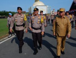 Polda Kalbar Laksanakan Apel Gelar Pasukan Ops Liong Kapuas 2024