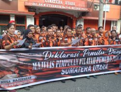 Tolak Berita Hoax, MPW Pemuda Pancasila Sumut Gelar Deklarasi Dukung Pemilu Damai 2024