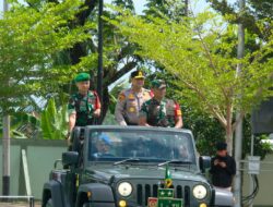 Jelang Kunker Presiden di Kalbar, Kapolda Bersama Pangdam XII Tanjungpura Gelar Apel Pasukan PAM VVIP