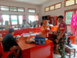 Koramil 1204-06/Bonti Lakukan Monitoring Penyaluran BPMT dan PKH Tahap 2 di Bonti Sanggau