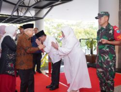 Tiba di Pontianak, Wapres RI Ma’ruf Amin Disambut Pj Wako Ani Sofian
