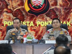 Operasi Ketupat Kapuas 2024 Polresta Pontianak Gelar Rapat Lintas Sektor untuk Persiapan Operasi Ketupat