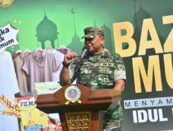 Kodim Sintang Ikut Ramaikan Bazar Murah Korem 121/Abw, Menjelang Hari Raya Idul Fitri 1445