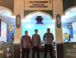Gelar Opspol Ketupat Kapuas 2024 Polresta Pontianak Dirikan 7 Pos Pengamanan untuk pengamanan Perayaan Hari Raya Idul Fitri 1445 H