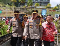 Kunjungan Kerja Wakapolda Kalbar Beserta Rombongan PJU Polda Kalbar di Wilkum Polsek Entikong