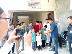 DPD SPRI SUMUT Serikat Pers Republik Indonesia’ Bersama Wartawan Media Pendamping News dan Metropos 24 Bagikan 200 Paket Sembako Kepada Warga Masyarakat Beserta Anak Yatim Piatu