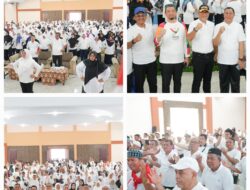 Kemenag Kabupaten Kota di Sumut Ikuti Launching Senam Haji bersama calon jamaah haji