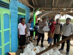 Korban Angin Puting Beliung di Kec. Kubu dapat Bantuan 