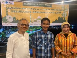 Menjaga Silaturahmi dan Kebersamaan, RT/RW dan Tokoh Masyarakat se-Kelurahan Benua Melayu Laut Gelar Halal Bihalal.