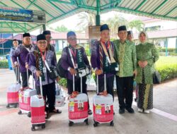 Zulkarnain Sambut 637 JCH Pontianak Sebelum Bertolak ke Tanah Suci