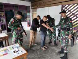 TNI Gadungan Diamankan Satgas Pamtas RI-Malaysia Yonkav 12/BC Pos Gabma Sajingan