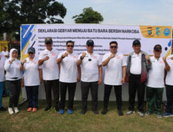 Polres Batu Bara Bersama FORKOPIMDA dan Masyarakat Batu Bara “Kompak” Deklarasikan Perang Dengan Narkoba