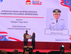 Katagori Pagu Kecil, Kelola DAK Subbid KB Pemkot Raih Penghargaan Nasional