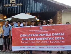Deklarasi Pemilu Damai LPER Labuhan Batu, Tolak Penyebaran Hoaks, Ujaran Kebencian, Sara dan Politik Uang
