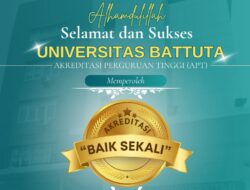 Universitas Batutta Mendapatkan Akreditasi Baik Sekali