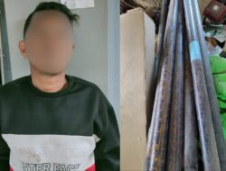 Seorang Pekerja Nekat Curi Tiang Jaringan Karena Gaji Belum Dibayar