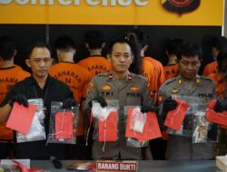 Pimpin Press Conference, Wakapolres Singkawang: Selama 1 Bulan Berhasil Ungkap 10 perkara