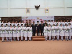 32 Anggota Paskibraka Dikukuhkan, Siap Bertugas di Lapangan Keboen Sajoek