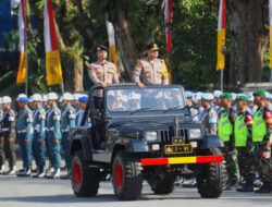 Polda Kalbar Gelar Apel Pasukan Mantap Praja Kapuas 2024 untuk Amankan Pilkada Serentak