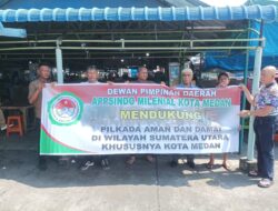 DPD Appsindo Millenial Kota Medan mendukung terlaksananya Pilkada serentak 2024 yang aman dan damai