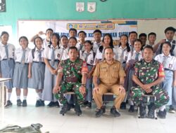 Siswa SMAN 3 Polongan Menerima Materi LDK dan Wasbang Dari Babinsa Kodim 1209-05 Samalantan