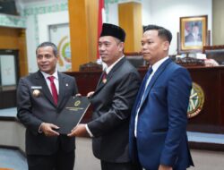 Pj Wako Sampaikan Jawaban atas Pandangan Umum Fraksi DPRD