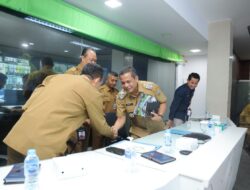 Teleconference Rakor Inflasi dengan Mendagri