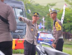 Polres Sintang Siagakan Personel, Amankan Kampanye Akbar Paslon Bupati dan Wakil bupati