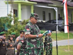 Danrem 121/Abw Pimpin Apel Gelar Pasukan Kesiapan Pengamanan Pilkada Serentak 2024