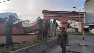 Pj Gubernur Sumut Fatoni, Pimpin Langsung Penertiban Baliho Tidak Berizin