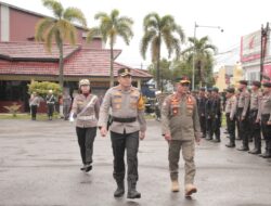 Polda Kalbar Gelar Apel Pasukan Operasi Lilin Kapuas 2024 di Ketapang