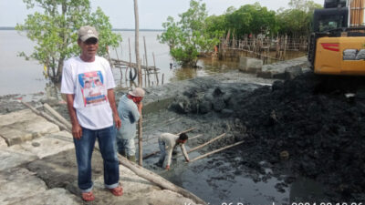 Proyek Pengaman Pantai di Penjajab Kembali Dilanjutkan, Warga Berharap Selesai Tepat Waktu